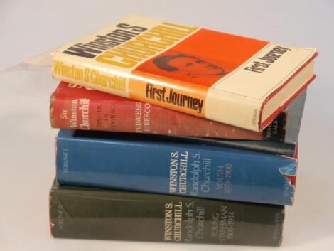 Churchill (Winston). Small collection of books relating to Churchill.<br