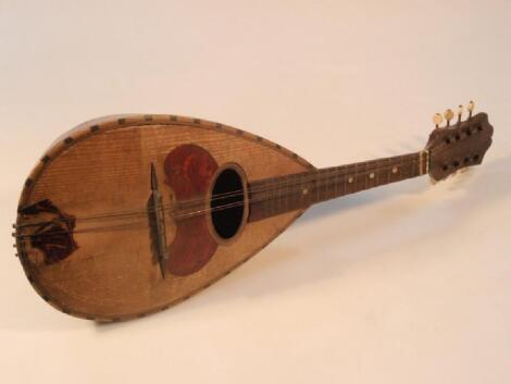 An Italian rosewood mandolin