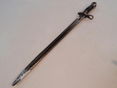 A 1917 U.S. bayonet.