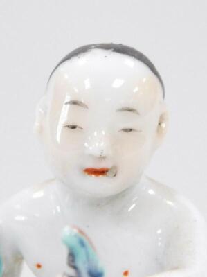 A Chinese porcelain erotic figure group - 9