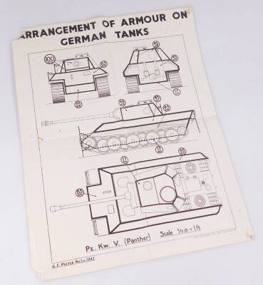 Various military and other related ephemera, to include The Thompson Sub Machine Gun Mechanism Made Easy manual, manual of Firemanship, other related ephemera, Small Arms Training, Elementary Map Reading 1941, War Damage Act ephemera, cased horn handled c - 6