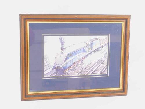 John Edwin Wigston (20thC/21stC). Seagull, an LNER locomotive, 4902 Northern Belle, watercolour, signed, dated 2007, 16cm x 26cm.