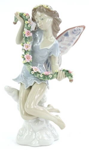 A Lladro porcelain Flower Fairy, number 5860, 21.5cm H.