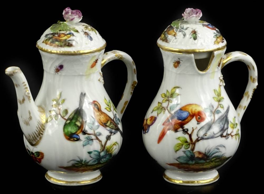 Dresden outlet porcelain miniature teapot