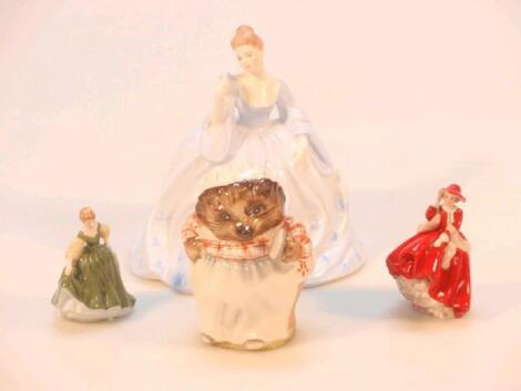 A Coalport figure 'June'