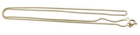 An 18ct gold plait chain, 7.8g.