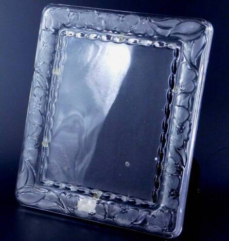 A Waterford crystal Marquis design photograph frame, in original box, 34cm x 29cm.