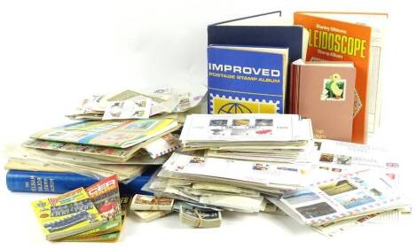 A large quantity of stamp albums, books on stamps etc.