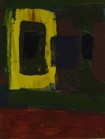 Clifford Fishwick (1923-1997). Abstract, oil on board, signed and dated (19)62, 37cm x 27cm. Provenance: From the Estate Alistair John Ludlam. Alf Ludlam (Alistair John Ludlam) was born in Grimsby in January 1941.