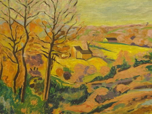 Armand Guillaumin (1841-1927). Landscape, oil on canvas, signed, 55cm x 69.5cm.