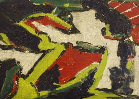 Appel (20thC). Automme, oil on canvas, signed, titled and dated 1957 verso, 60cm x 91cm.