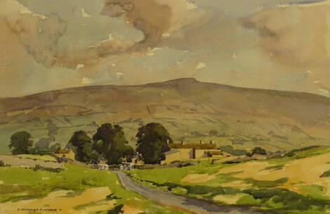 E. Charles Simpson (20thC). Rural landscape, watercolour, signed and dated (19)71, 37cm x 54cm