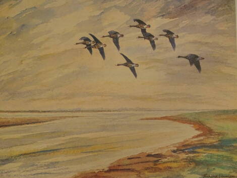 R.W. Milliken. Partridges/Woodcocks, two artist signed limited edition prints, 35cm x 44cm, and another signed Harrison.