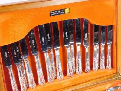 A Webber & Hill Ancestor Plate canteen of Kings pattern electroplated cutlery. - 2