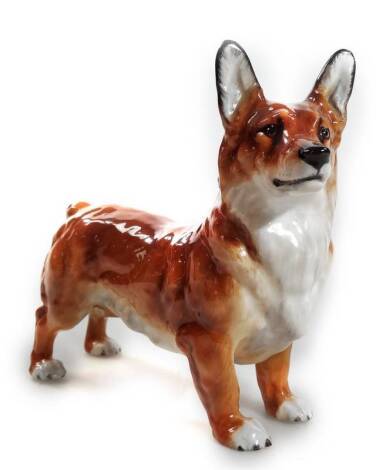 A Beswick figure of a Corgi no. 2558, marked beneath, 13cm H.