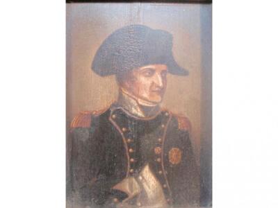 19thC continental school half length portrait of Admiral Nelson facing to sinister - 3