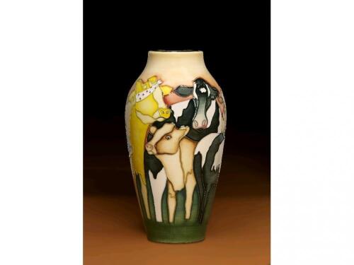 Important Moorcroft Collector's Item. A one-off special edition vase painted