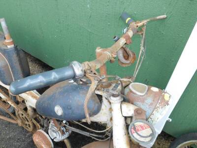 A Raleigh RM4 moped, registration YJD 549. - 2