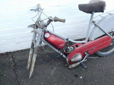 Phillips Panda motorcycle, registration 981 SPP, 49cc, petrol, grey, first registered 10/06/1996, historic vehicle taxation class, and another Phillips Panda motorcycle, registration PCT 994, both AF. (2) - 3