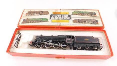 A Hornby 00 gauge Silver Seal locomotive, R859, Class 5MT Stanier, 4-6-0, 'Black 5', 45192, tender drive with smooth running Ringfield motor, boxed.