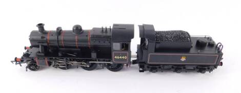 A Bachmann OO gauge model of an Ivatt class locomotive, BR black livery, 2-6-0, 46440, 32-826, boxed