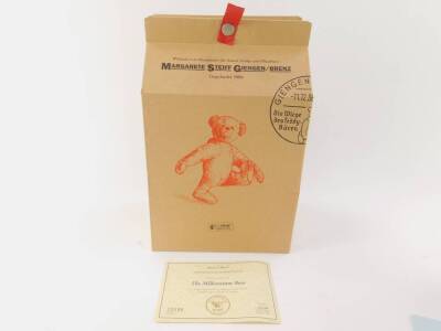 A Steiff model of Bernie the Boxer Bear for Danbury Mint, number 1413, boxed, with certificate - 2