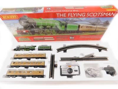 A Hornby OO gauge The Flying Scotsman train set, R1667, boxed.