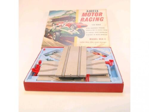 An Airfix motor racing set