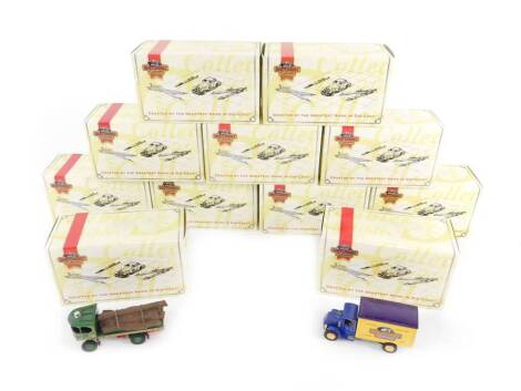 Matchbox Collectables die cast models of Steam Tractors, boxed. (11)