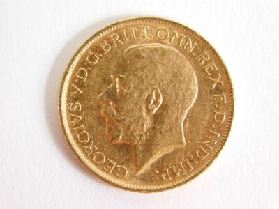 A George V full gold sovereign 1913 - 2