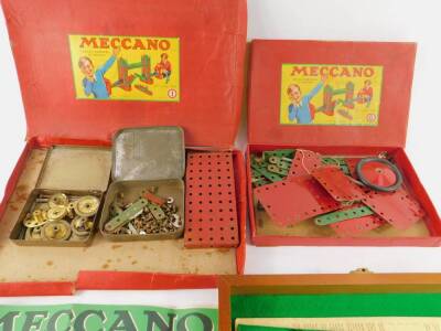 Meccano in two boxes, three die cast vehicles, Gaymer's Old English Cyder dominoes, boxed and a Nauticalia sailors' dice box (7) - 2