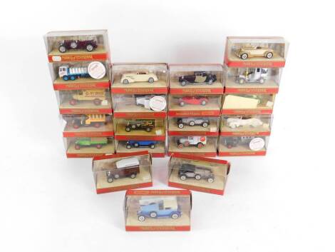 Matchbox Models of Yesteryear vintage cars and trucks, boxed. (21)