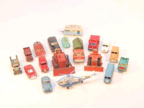 Assorted Dinky die-cast vehicles