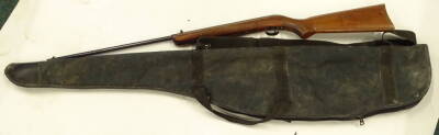 A BSA air rifle, with mahogany stock, 108cm L. - 3