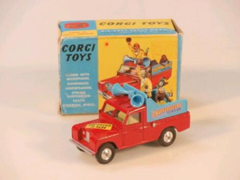 A Corgi Toys 487 Chipperfields circus land rover parade vehicle