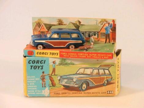 A Corgi Toys 440 Ford Consul Cortina super estate car