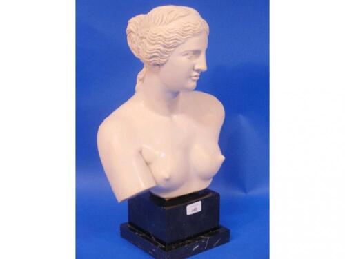 A reproduction resin bust