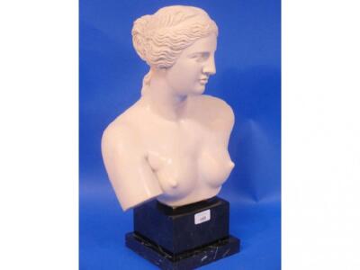 A reproduction resin bust