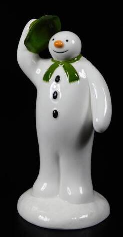 A Coalport Characters The Snowman figure, The Snowman, first edition, 14cm H. (boxed)