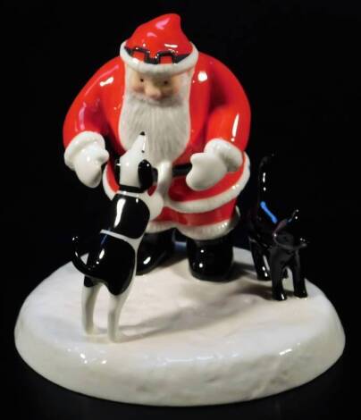 A Coalport Classics Raymond Briggs Father Christmas figure, My Best Friends, first edition, 14cm H. (boxed with paperwork)