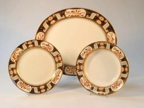 A 19thC Wedgwood part dinner service