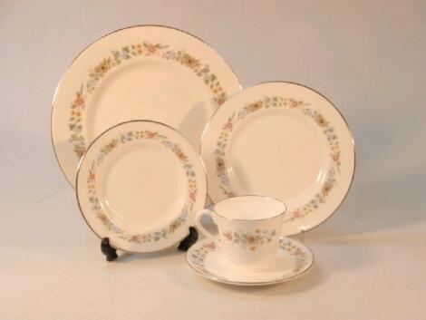 A Royal Doulton 'Pastorale' part tea and dinner service