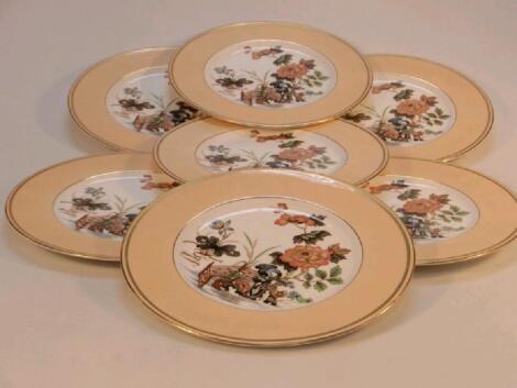 A set of eight Wedgwood porcelain plates