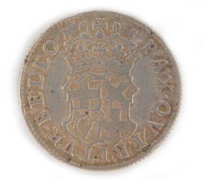 An Oliver Cromwell Shilling 1658, F. - 2