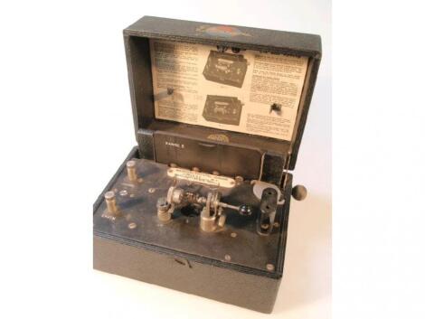 A Marconi crystal junior type RB2 receiver set