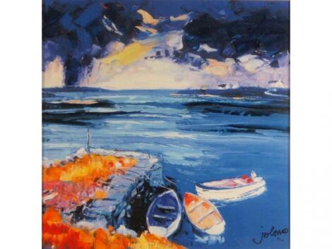 After John Lowrie Morrison (B1948) Beached boats