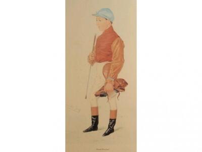 After spy a set of four reproduction colour prints of jockeys - 2