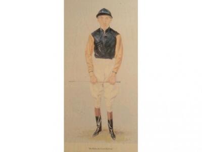 After spy a set of four reproduction colour prints of jockeys - 3