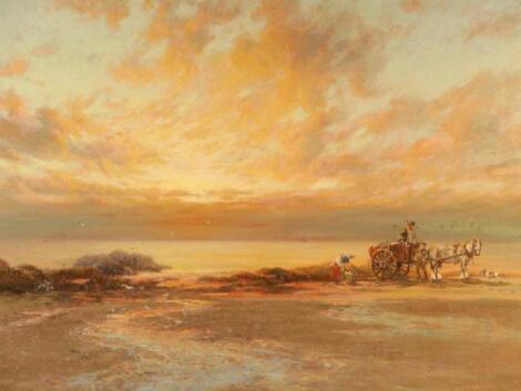 William J. King. The Golden Glow of the Setting Sun