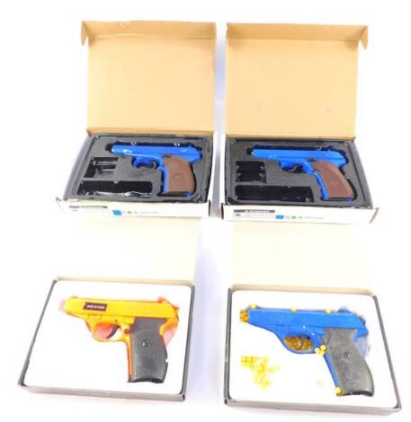 Two Galaxy G3 Airsoft Guns, calibre 6mm, boxed, together with two G29 Airsoft Guns, Galaxy 5, boxed. (4) (not to be purchased by minors).